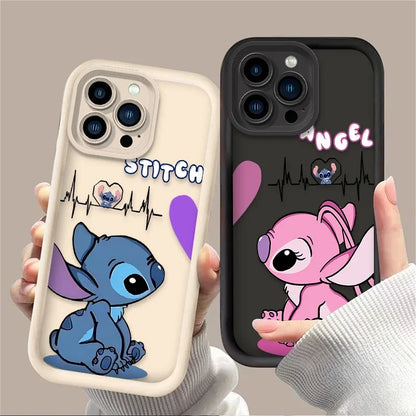 Husa Iphone Stich&Angel Pentru Cupluri