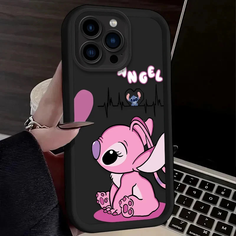 Husa Iphone Stich&Angel Pentru Cupluri